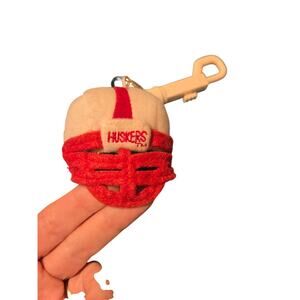 Nebraska Huskers Silly Slammer Plush Keychain #80 Mascot